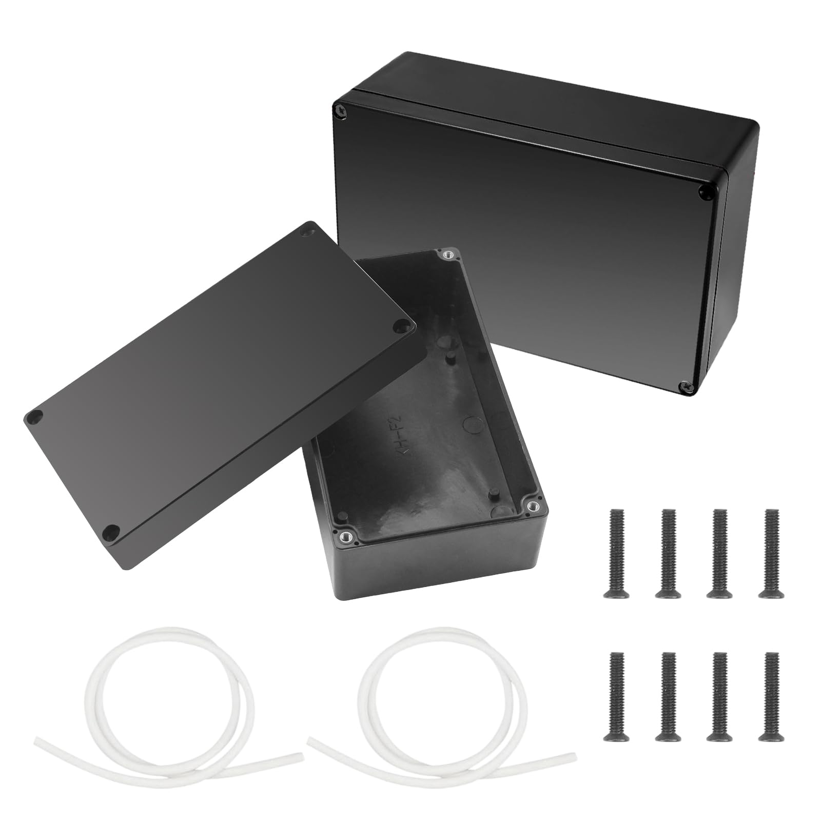 2 Scatole Derivazione IP65 Stagne 158x90x60mm - In Plastica ABS, Per Elettronica E Alimentatori