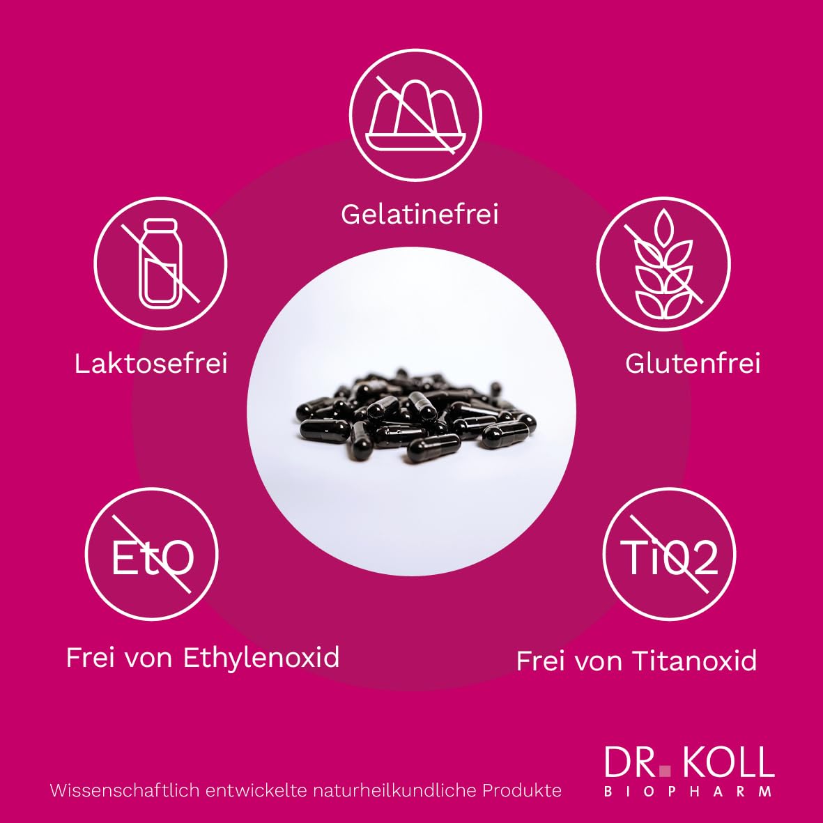 Shilajit Premium-Kapseln von Dr. Koll – hochkonzentriert 1.300mg & naturrein direkt aus dem Himalaya, laborgeprüft – 60 Kapseln, MADE IN GERMANY – vegan, gelatinefrei, laktosefrei, glutenfrei