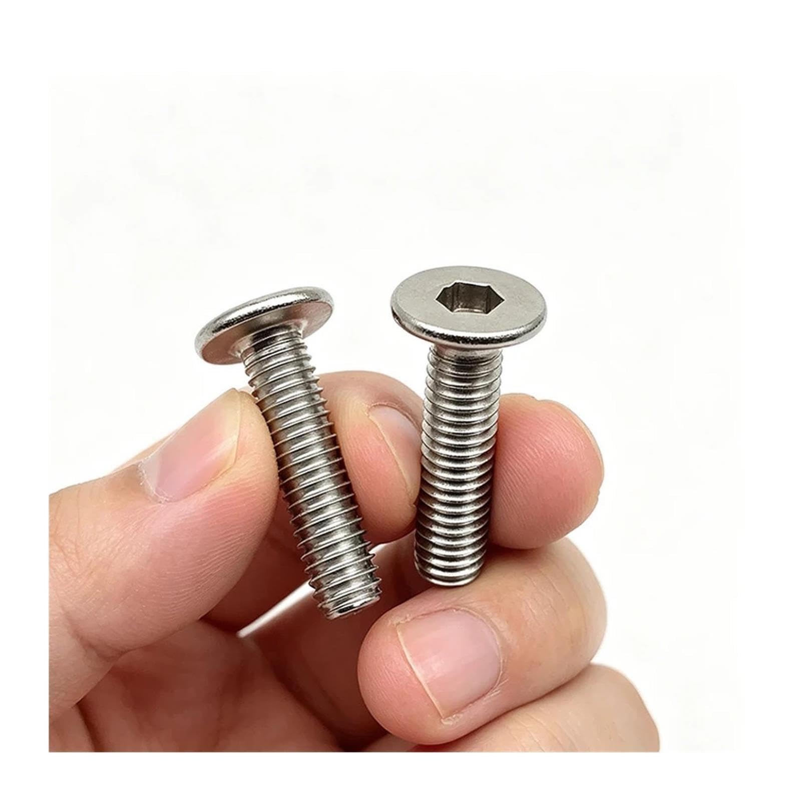 Tornillo Ultra Delgado Cabeza Ancha Inox 304 M4-M8