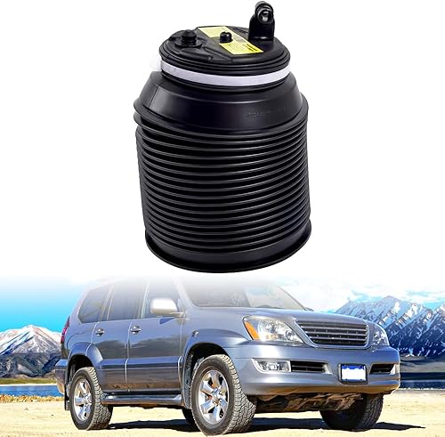 LEAPTREND 48090-35011 Amortiguador de resorte de suspensión neumática trasera (izquierdo), bolsas neumáticas traseras amortiguadores compatibles con