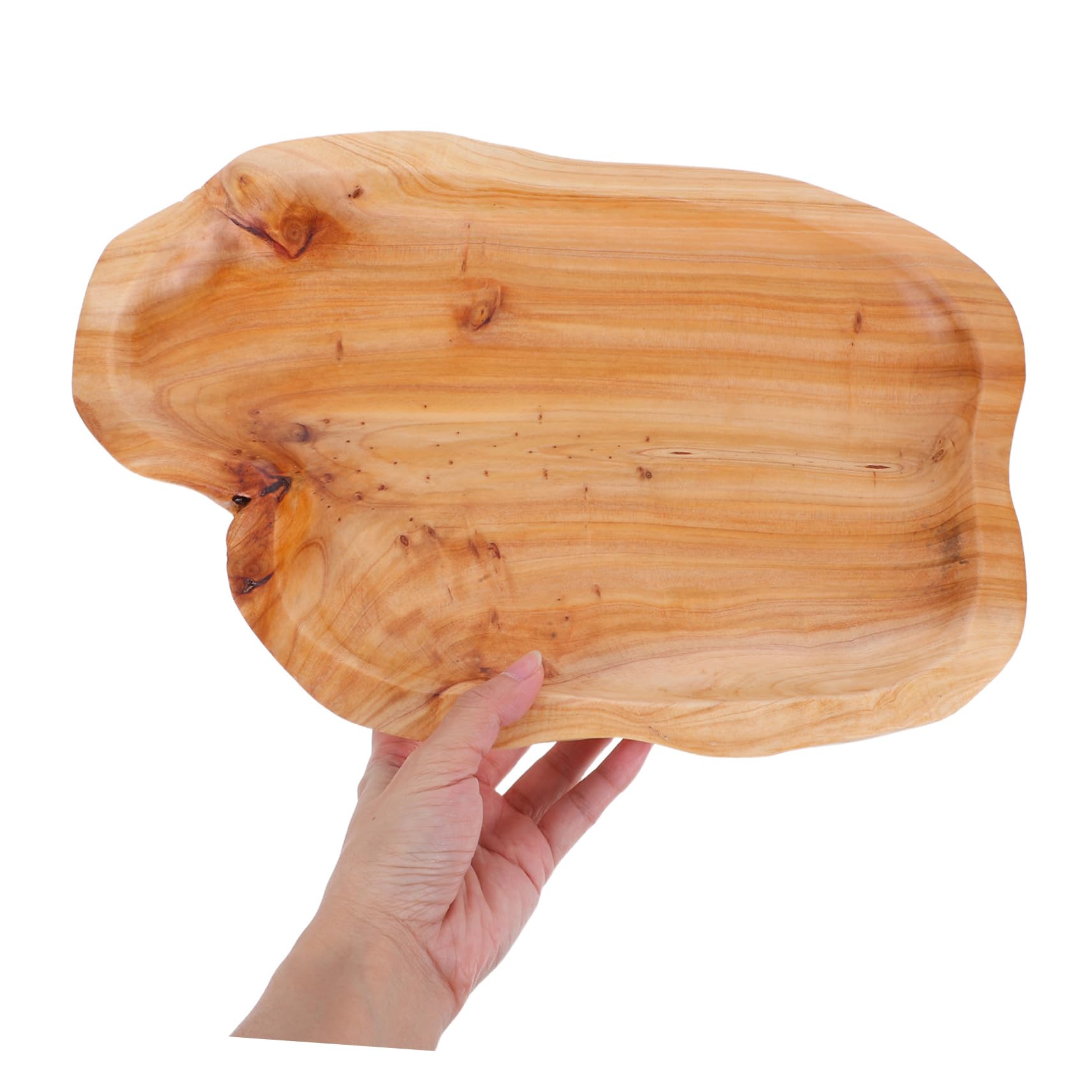 Veemoon Bandeja Decorativa Bandeja Pequeña para Baño s para Centros De Mesa De Desayuno Expositora De Aperitivos Pequeña para Servir De Cocina Madera