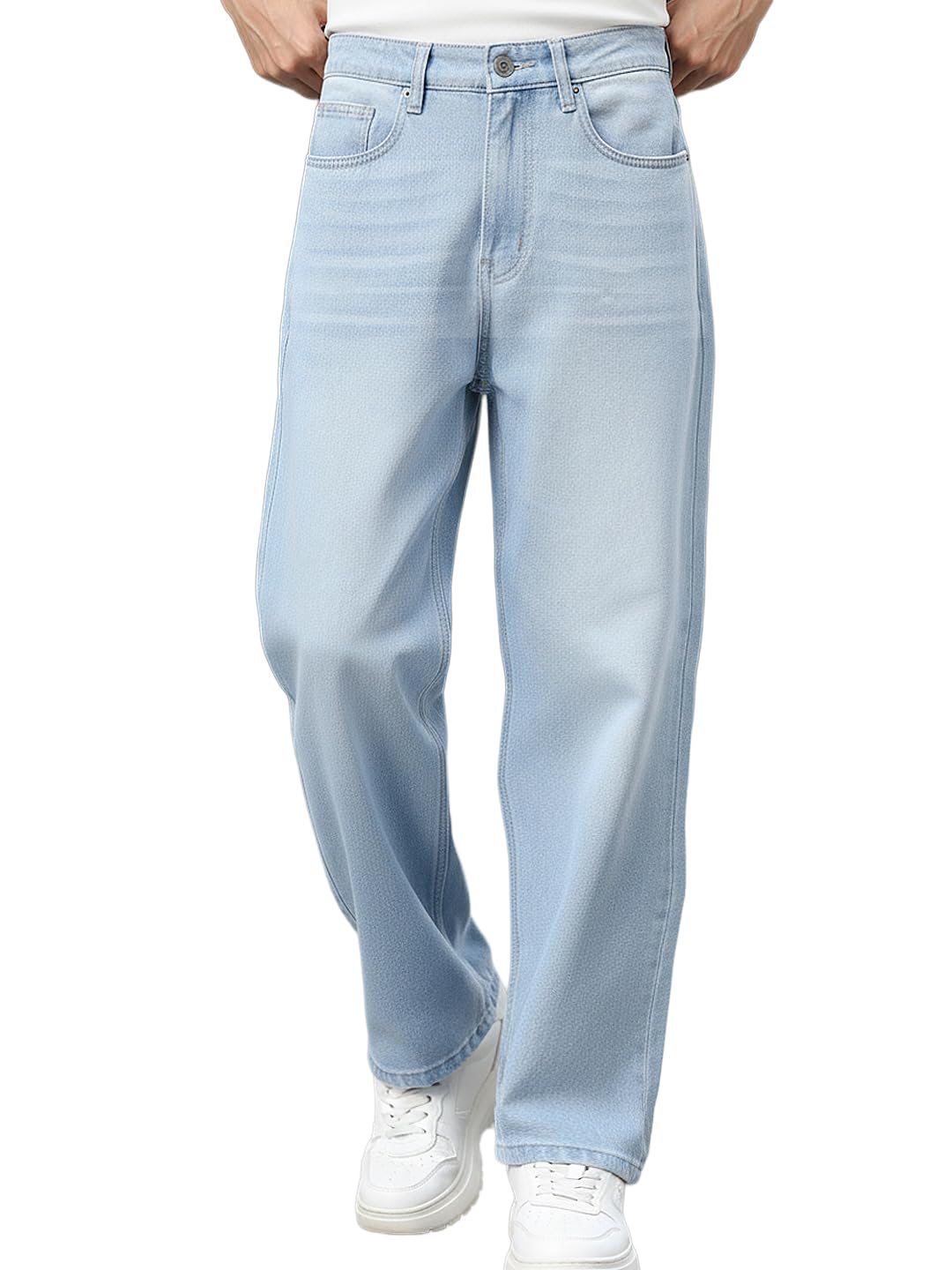 - Men Mid Rise Loose Jeans