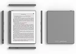 E Reader, Tela HD de 5,76 Polegadas Com Tecnologia E Paper de 198PPI, Armazenamento Expansível de 1 GB de RAM E 32 GB de ROM, Com Modo Escuro E Temperatura de Cor Ajustável, para (Cinza)