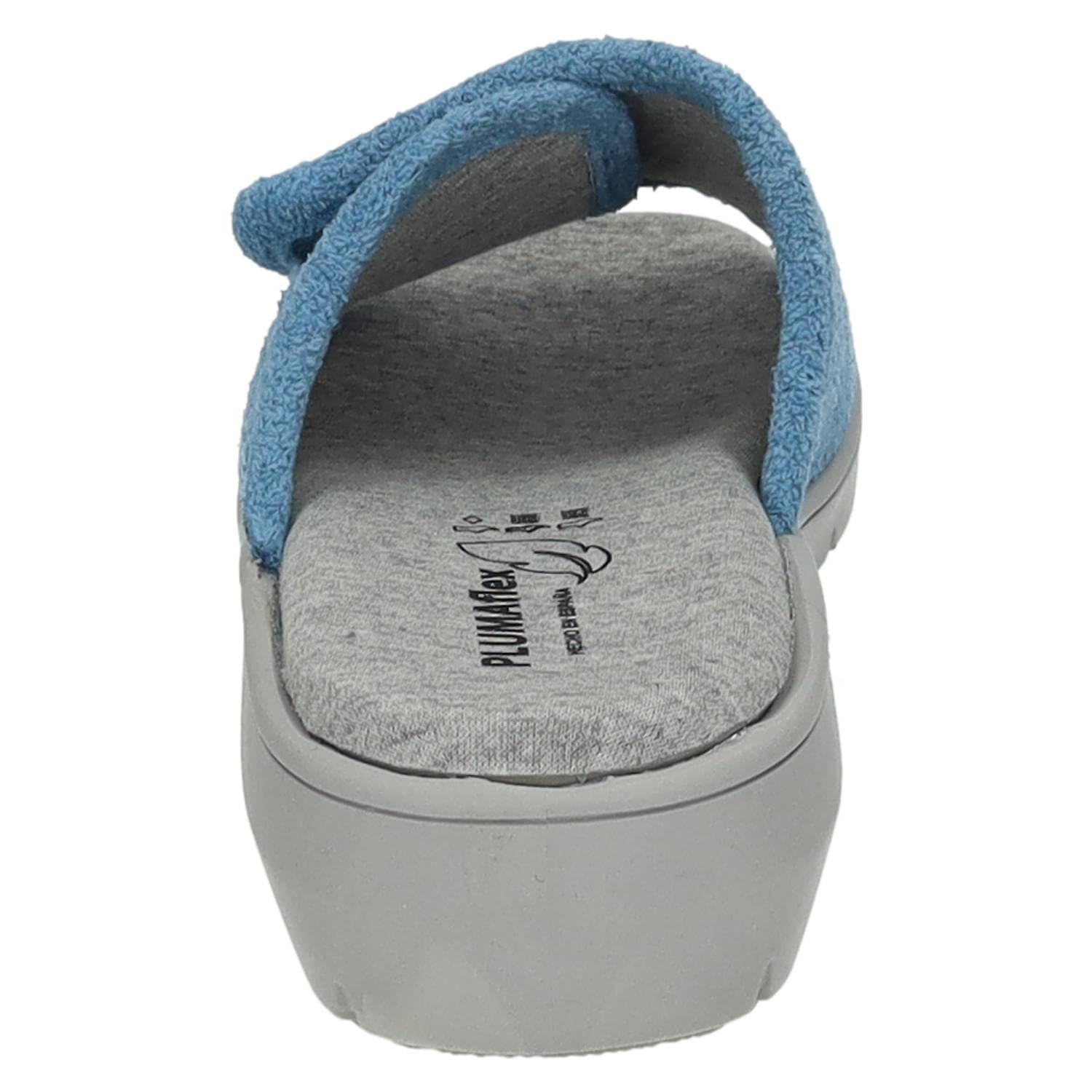 PLUMAFLEX - Zapatillas Ancho Especial con Cierre Adhesivo y Plantilla Acolchada 282266 Sintético