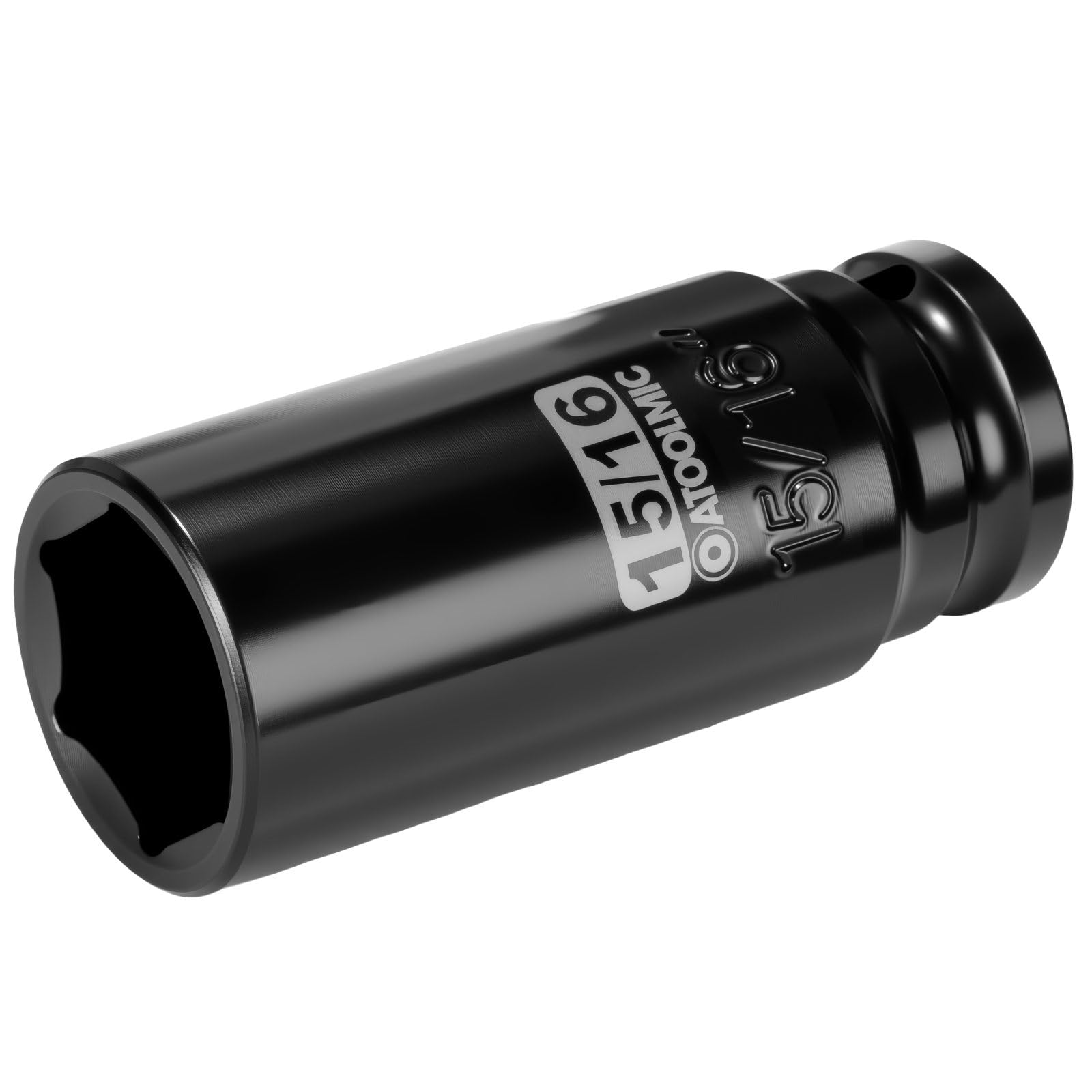 1/2" Drive x 15/16 Inch Deep 6PT CR-MO Impact Socket for Removing Axle nut