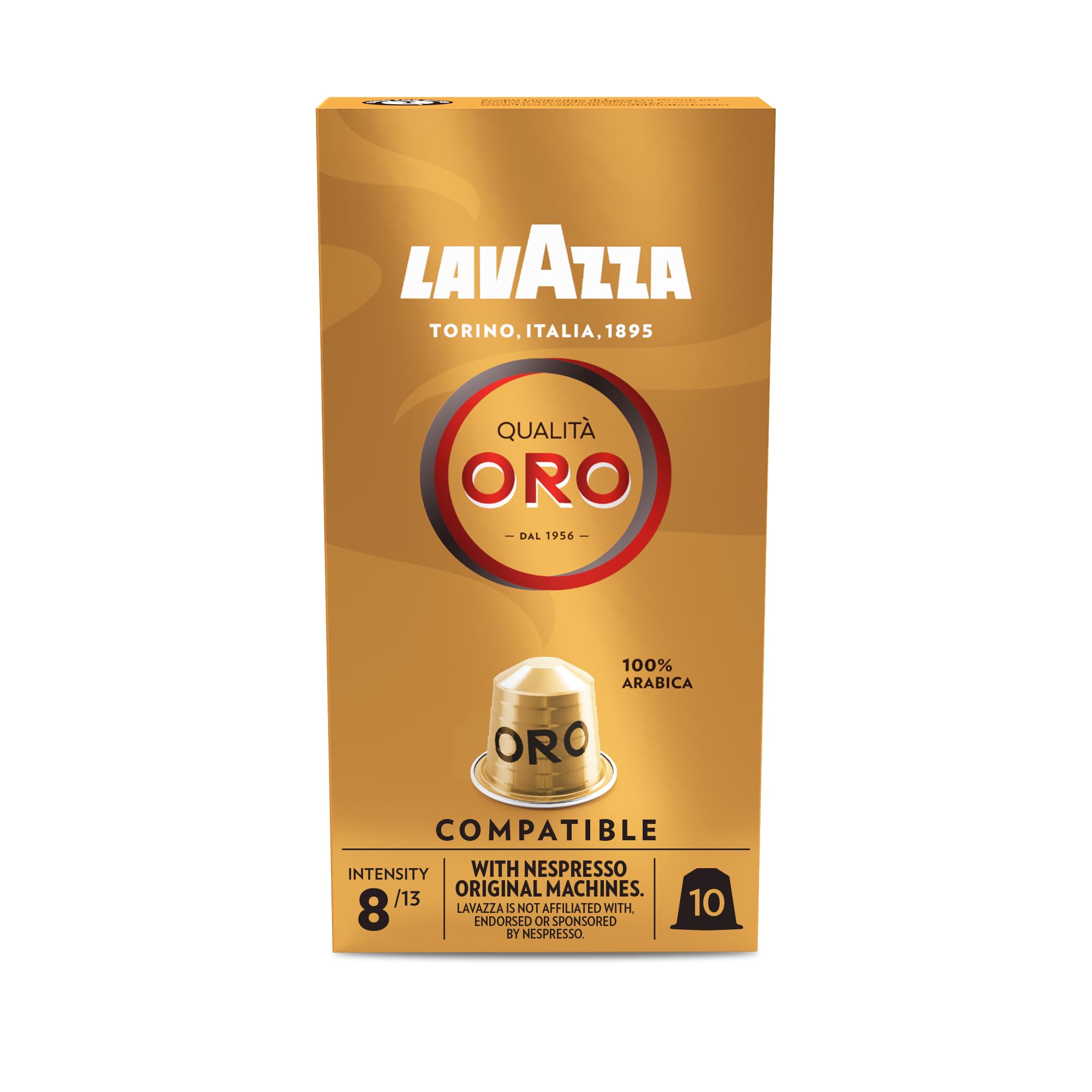 Lavazza, Qualità Oro, 30 Coffee Pods Nespresso Compatible