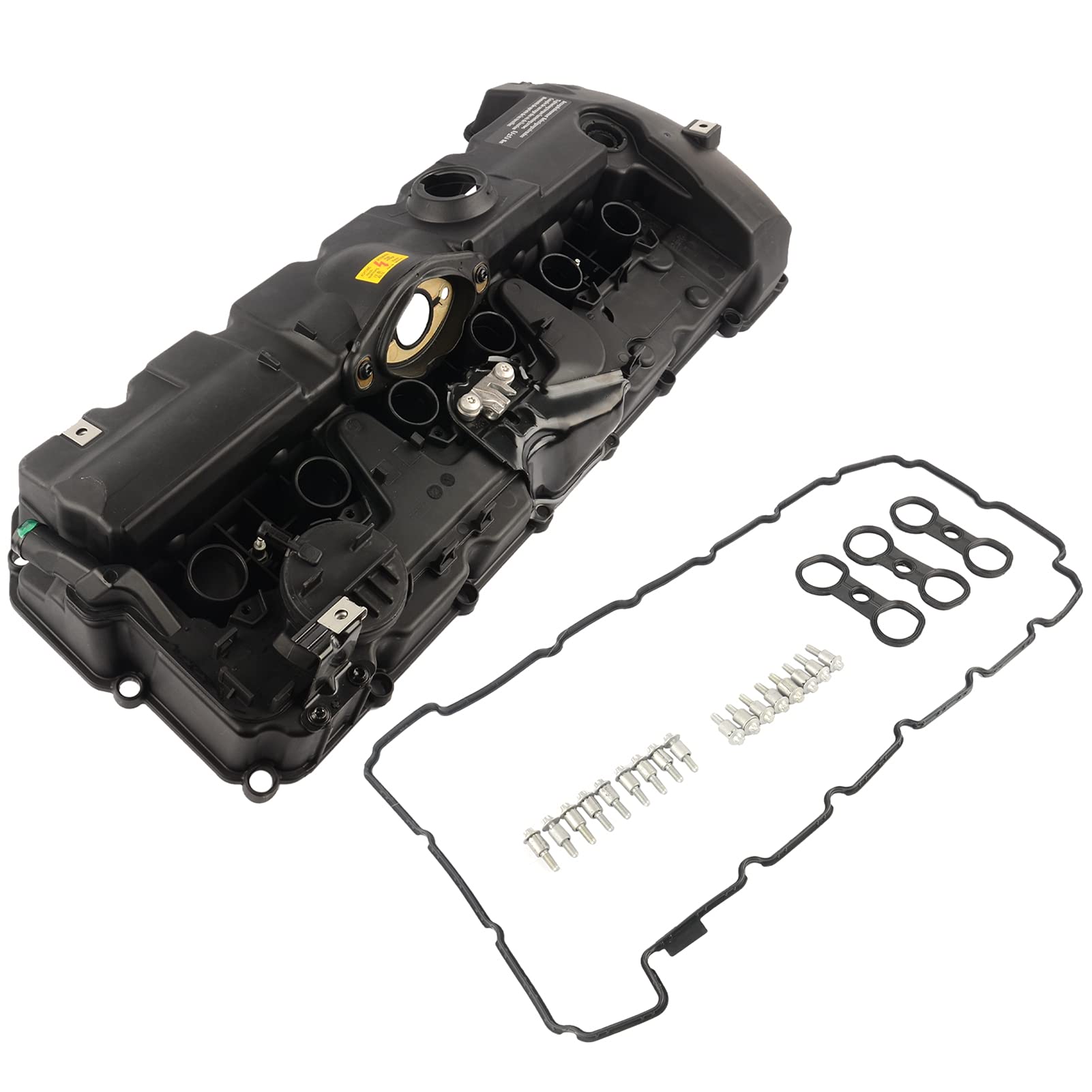 Surwit 11127552281 N52 Engine Valve Cover with Gaskets & Bolts Compatible with 2007-2013 B-M-W E82 E