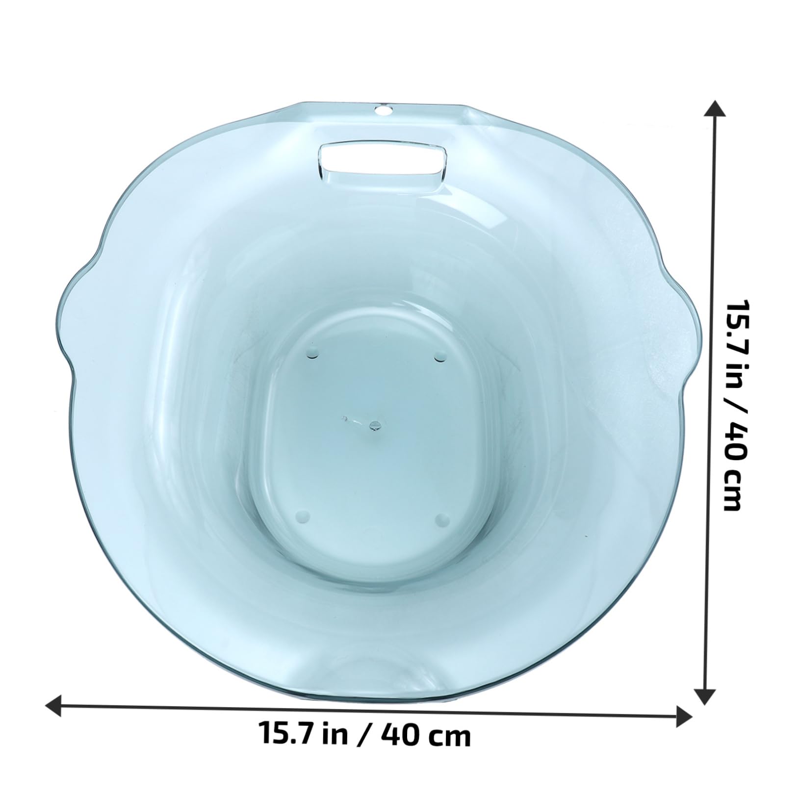 TOVINANNA Sitz Bath Toilet Seat Postpartum Care Basin for Pregnant Women Relief Postoperative Healing Hip Bath Basin Wide Rim