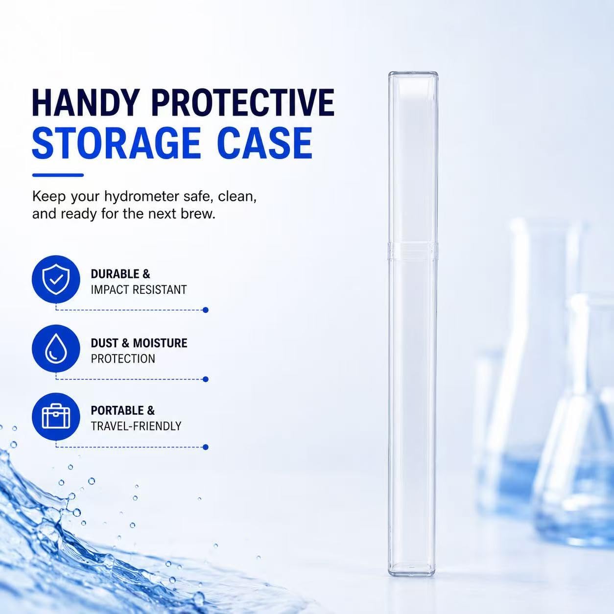 Pokiphip Hydrometer - Alcohol Proof & Tralle Scale -4