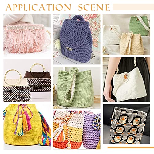 PH PandaHall Fondo della Borsa in Pelle per