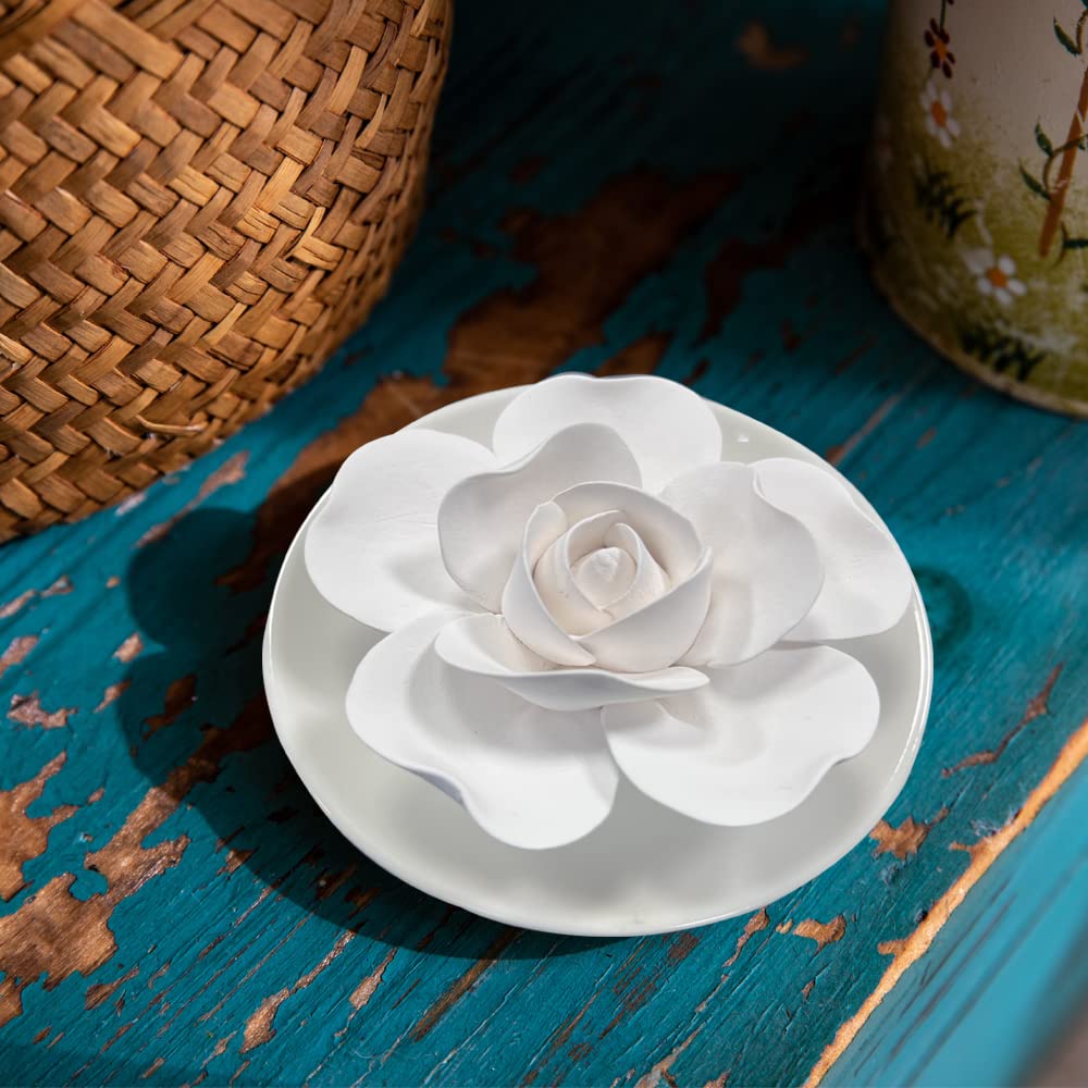Diffusore di olio passivo per diffusori di aromaterapia in porcellana non elettrica per piccoli mini stanze, scrivania decorativa, bagno