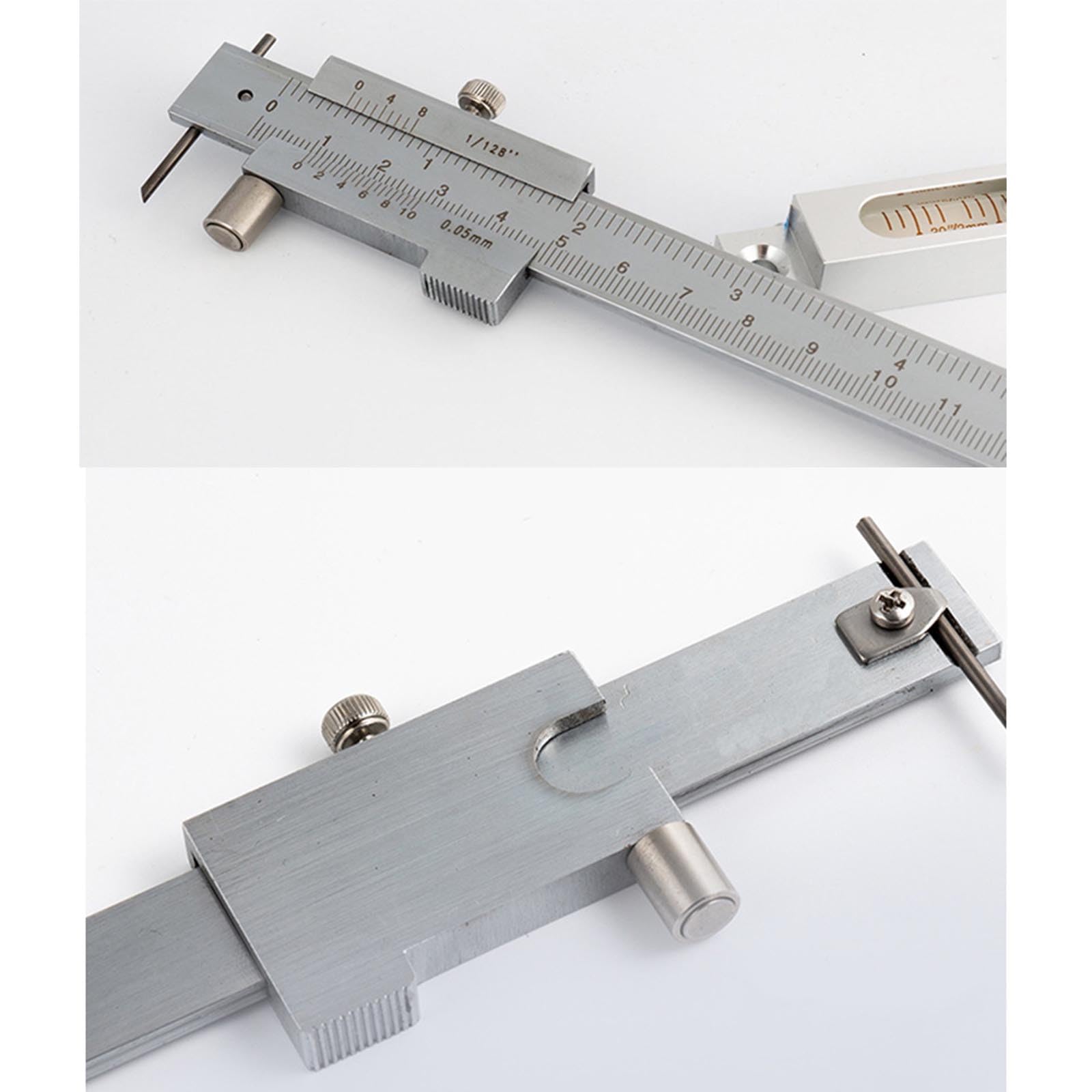 Pies De Rey Vernier Digital Calibrador Profesional Stainless Hardened Precisión Medición Dimensional Con Ruedas Auxiliares Marcaje Conversión Sistemas Métrico Imperial (0-500MM 0.05mm)