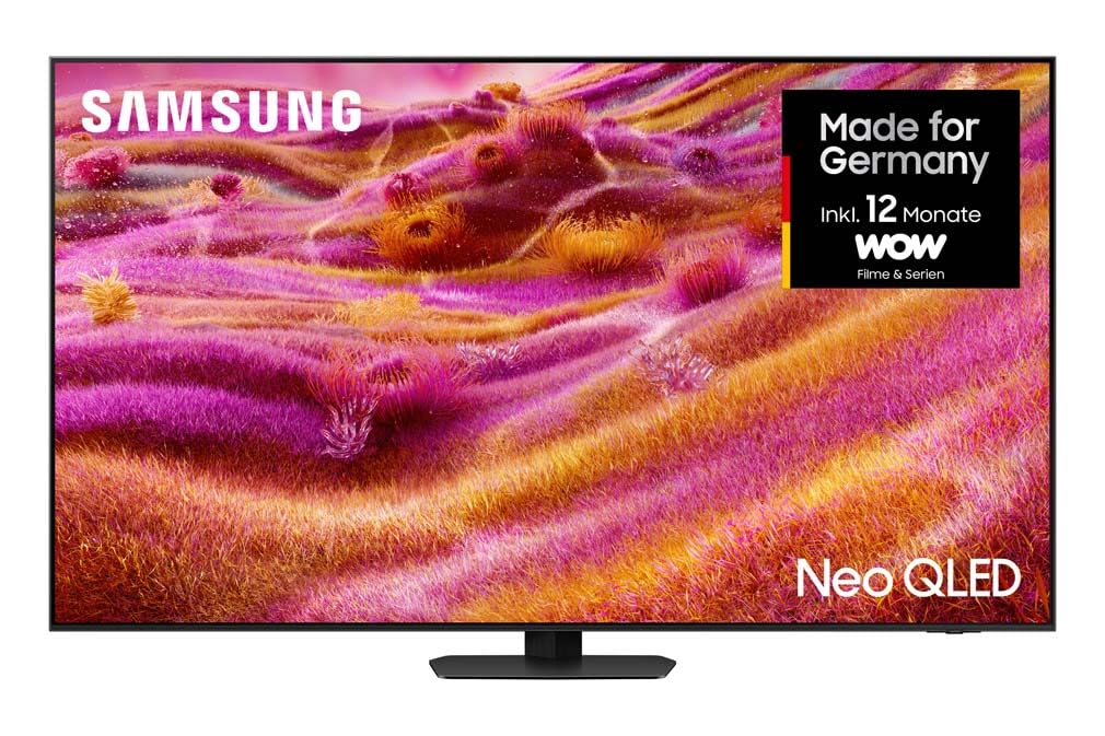 Samsung Neo QLED 4K QN90F 85 Zoll (214 cm) Mini LED Fernseher, Antireflexion, NQ4 AI Gen3 Prozessor, Neo Quantum HDR+, 4K Upscaling Pro, Dolby Atmos, Knox Security, Samsung Vision AI Smart TV