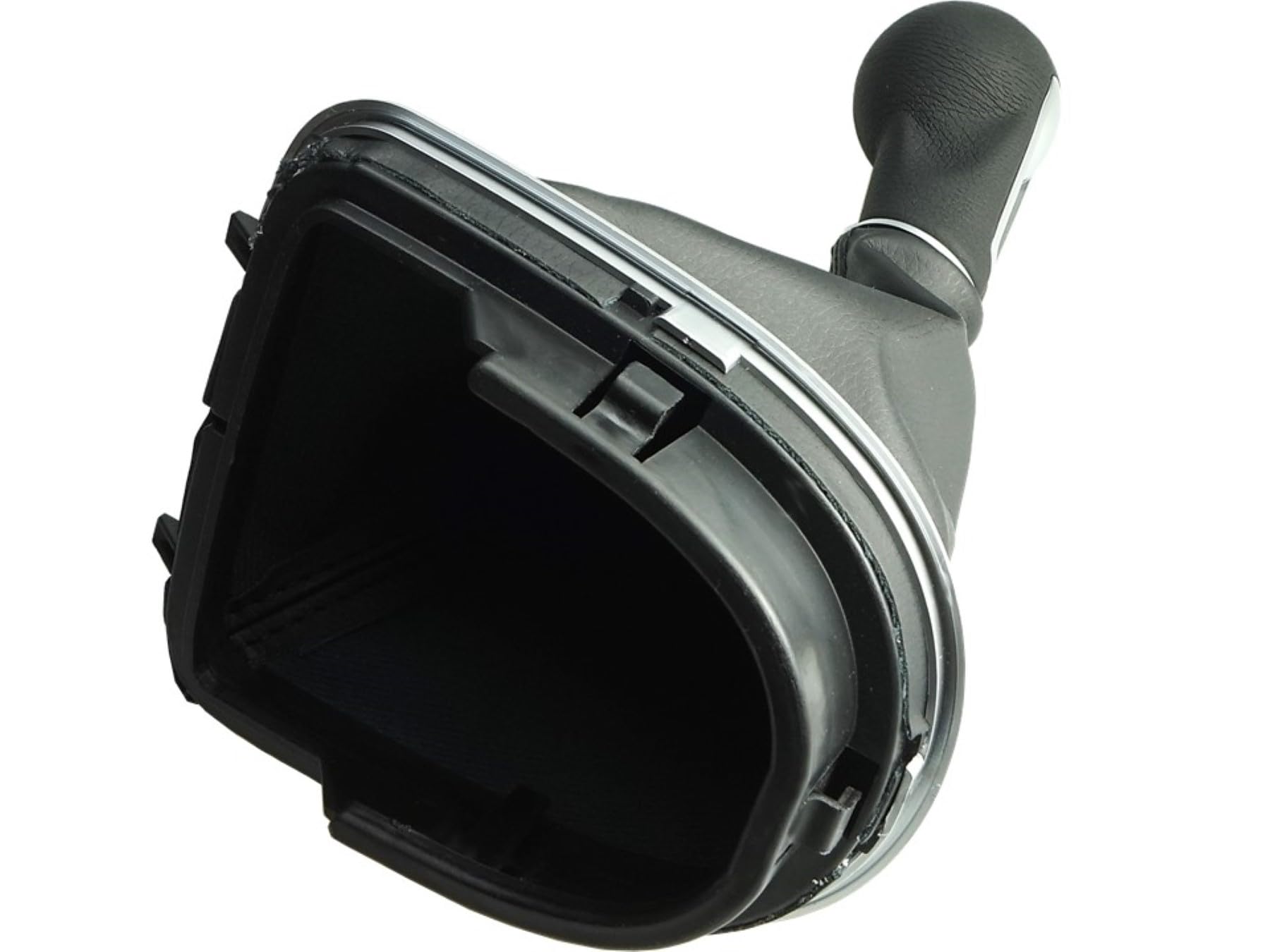 Schaltknauf 6 Gang + Schaltmanschette + Rahmen kompatibel für Seat Leon II 2005-2012, Toledo III 5P2 2004-2009, Altea 5P1 2004-2010, Altea XL 5P5 2006-2015