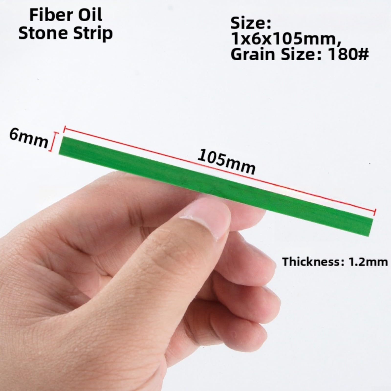 Juego de limas de pulido de precisión ultrafinas, tiras abrasivas de fibra de 1 mm en grano 8 #180-#1200 para molde, joyería, relojería, resistente al calor, para herramientas de portabrocas