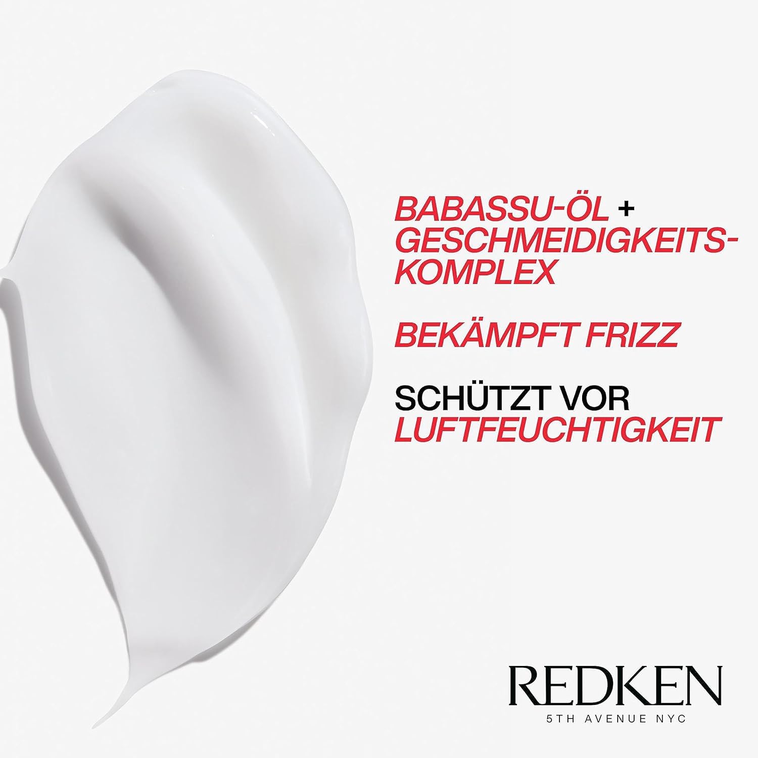 Redken Haarlotion mit Anti-Frizz-Effekt für widerspenstiges Haar, Mit Babassu-Öl und Smoothing Komplex, Frizz Dismiss Rebel Tame, 1 x 250 ml