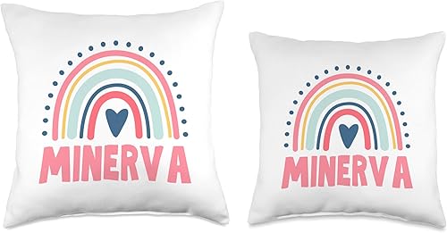 Miniatura 3 de Minerva Name Custom Woman Myth Legend - Almohada para fiesta de cumpleaños, 16 x 16 pulgadas, multicolor