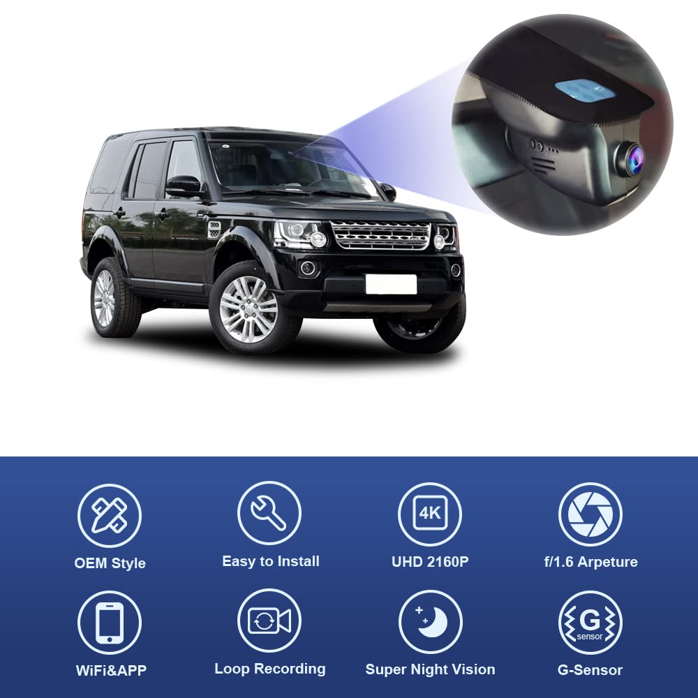 アクセサリー LAND ROVER DASH CAM Amazon.com: Fitcamx 4K Dash Cam Suitable for Land Rover LR4 2011