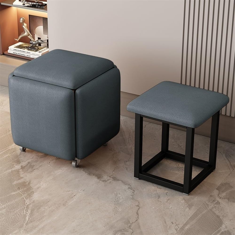Chaise roulante pour salon cube gigogne pour libérer de l'espace