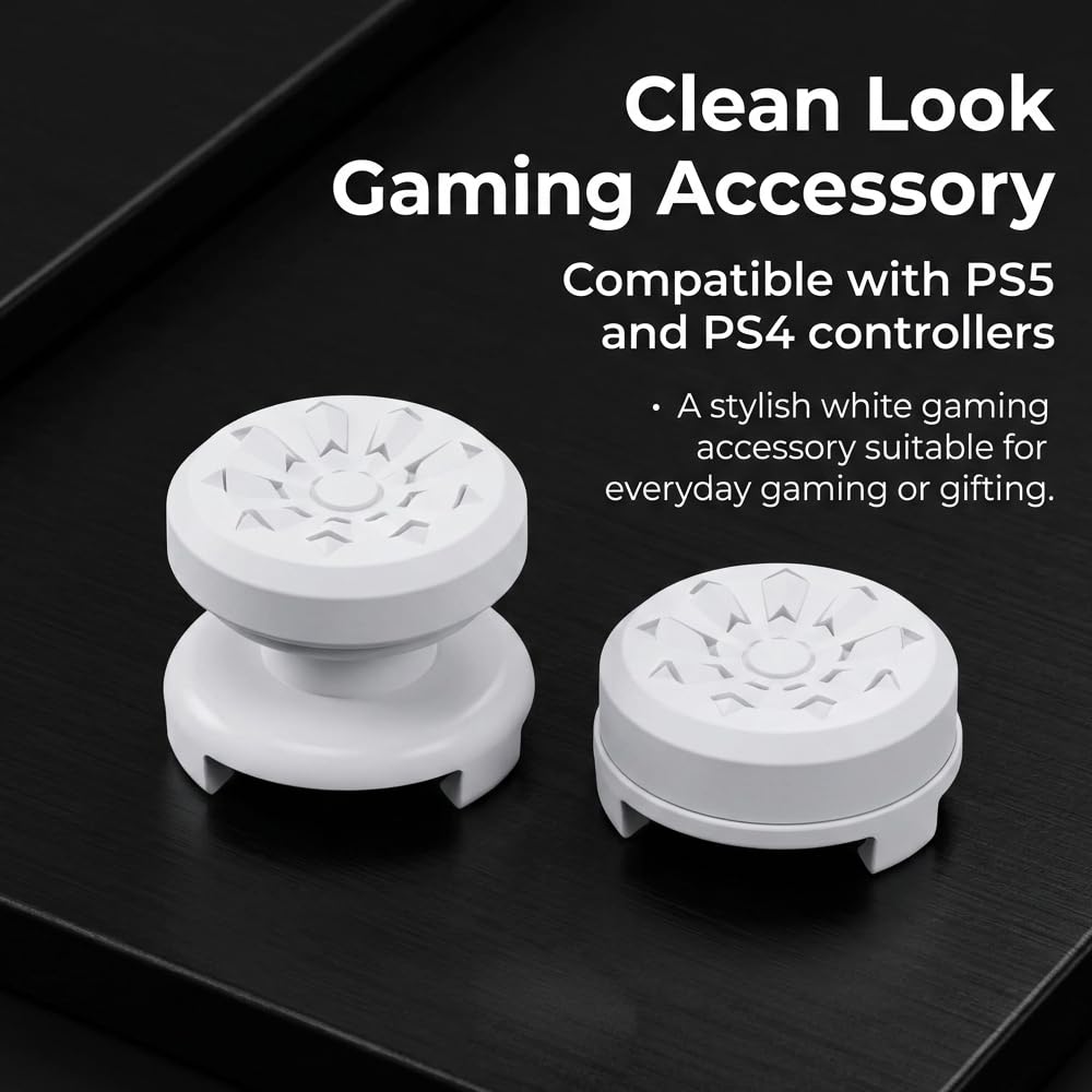 Purple Thumb Stick Grips for PS5 & PS4 Controllers, Anti-Slip Silicone Controller Thumb Grips, Joystick Grip Caps to Improve Accuracy & Reduce Fatigue, Gaming Analog Stick Covers (2PCS) — view 7