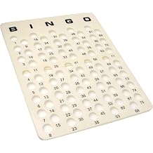 GSE Games & Sports Expert Bingo Master Board 3,81 cm Ping Pong Bingo Toplar , Bingo Oyunu i in Bingo Arama Tahtas