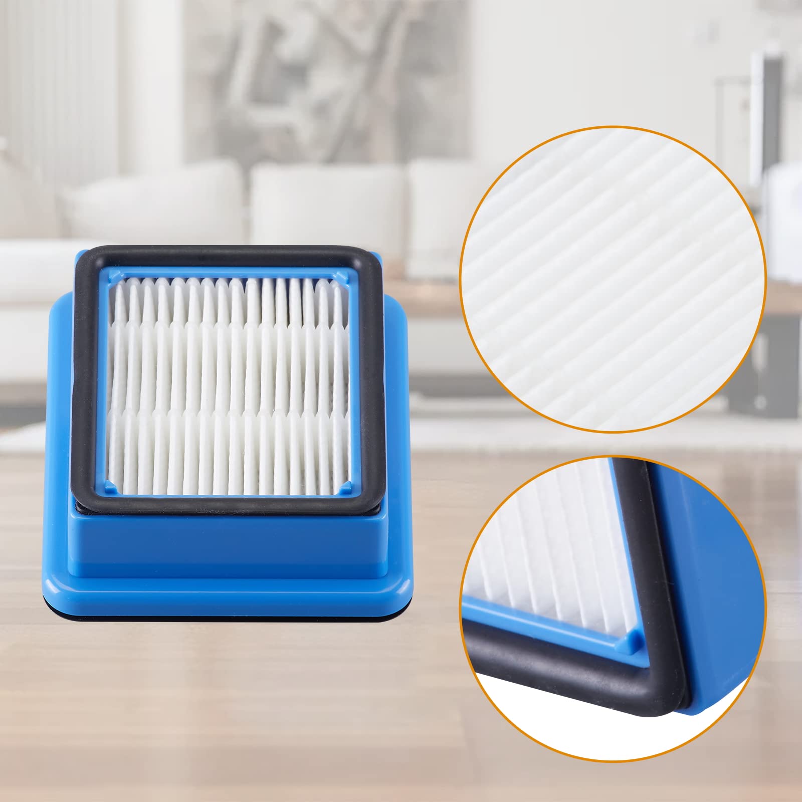 4 Stück Filter-Set Für AEG ASKW1 / QX6 / QX7 / QX8-2 Staubsauger – Inkl. 4 Vormotorfilter, 4 Hygienefilter & Reinigungsbürste