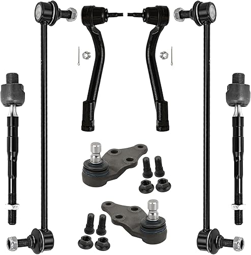Detroit Axle - Kit de suspensión delantera para Hyundai 2013-2018 Santa Fe 2 Enlaces de extremo de barra estabilizadora, 4 barras de acoplamiento
