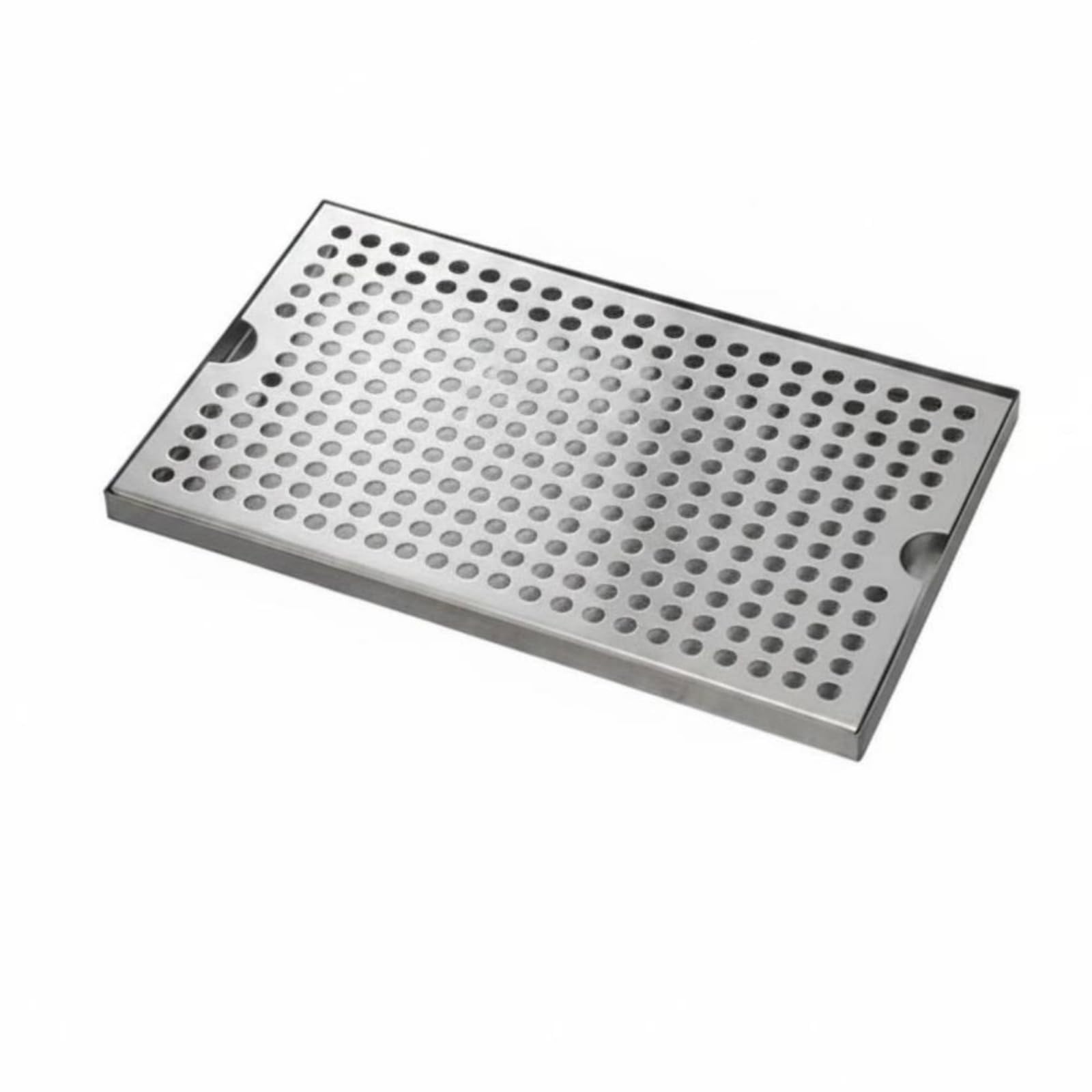 Plateau avec Grille Perforée Petit Plateau Égouttoir Compact Égouttoir à Vaisselle avec Bac à Gouttes pour Comptoir, 60 X 17,5 X 1,5 Cm