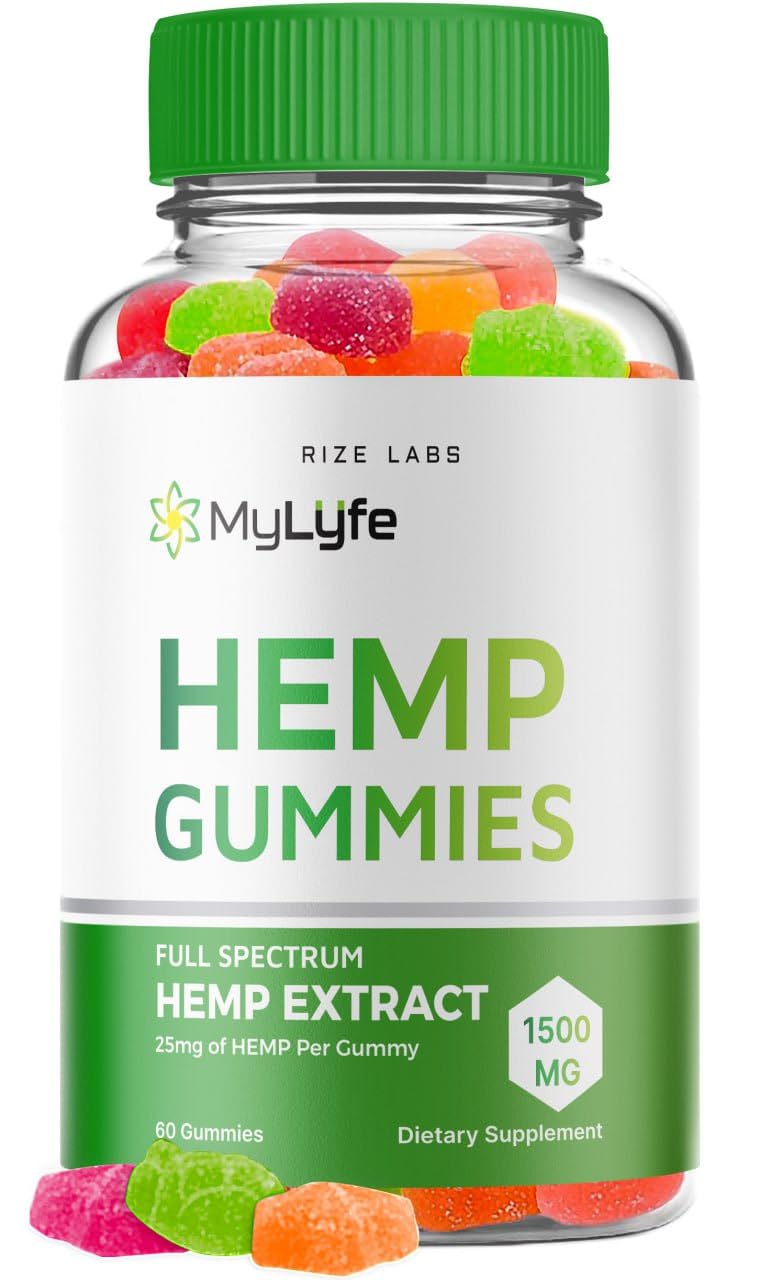 rize labs - MyLyfe Hemp Gummies with All Natural Hemp, Maximum Strength Support, Advanced Formula Pill (60 Gummies)