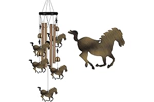 Romantic Horse Wind Chimes for Outdoor Decor