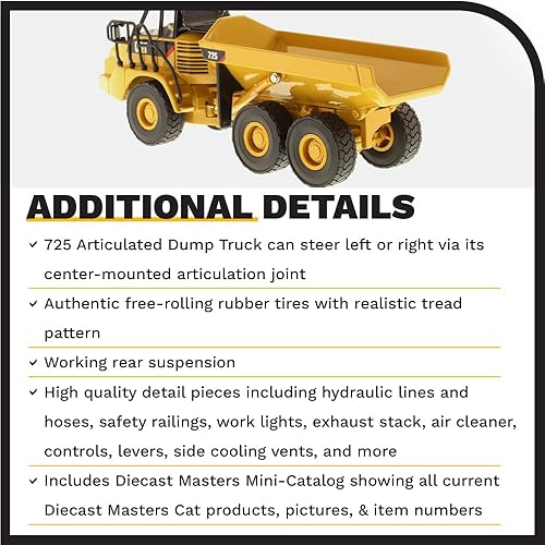 Miniatura 5 de Caterpillar 725 - Vehículo articulado de la serie Classics