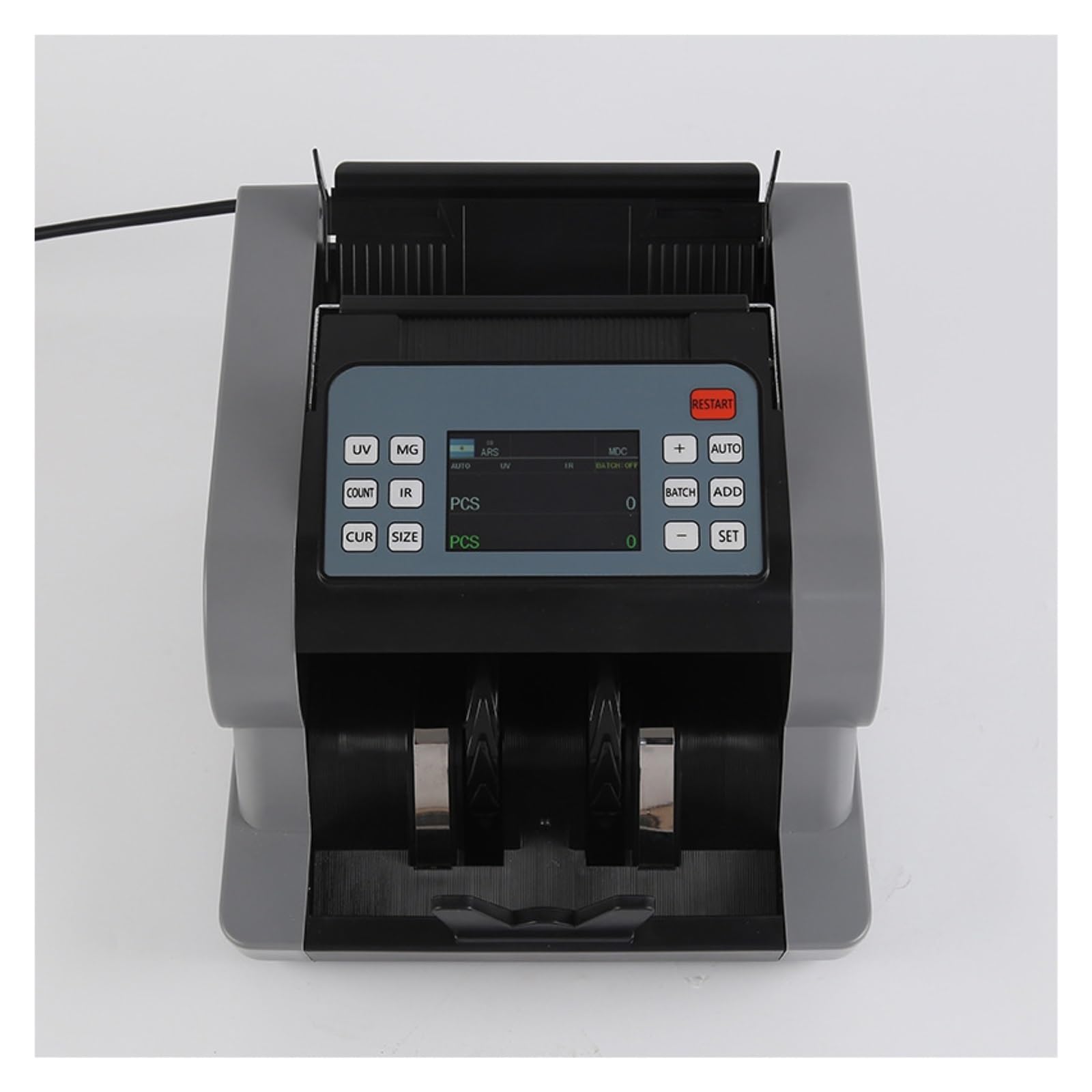 Contatore di denaro, Contatore di banconote multivaluta, scanner per denaro anti-inceppamento IR con schermo TFT