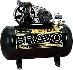 Compressor de ar Bravo 15 Pés 100 Litros Trifásico 220/380v