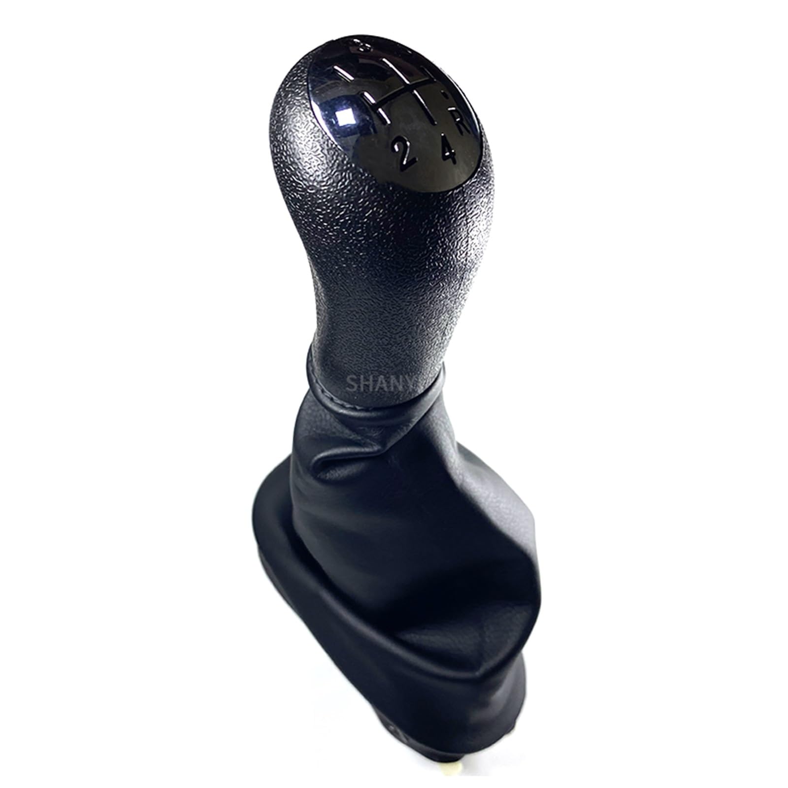 Hsukiho Abs Car Shift Knob Cover For Clio 2 Ii For Clio 3 Iii For Megane 2 Ii For Scenic 2 Ii For Kangoo 5 Speed Car Gear Shift Knob Shifter Lever Stick Knob(Abs)