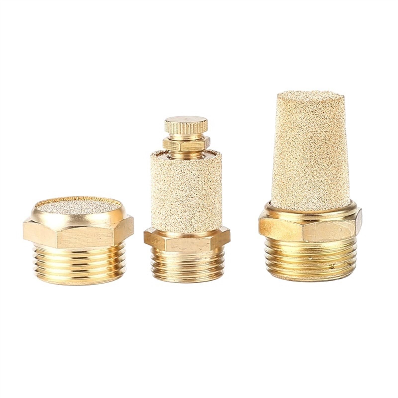 Silenziatori Pneumatici, marmitte, silenziatori Connettore silenziatore di Scarico Assorbimento Rumore compressore Aria(Short03)