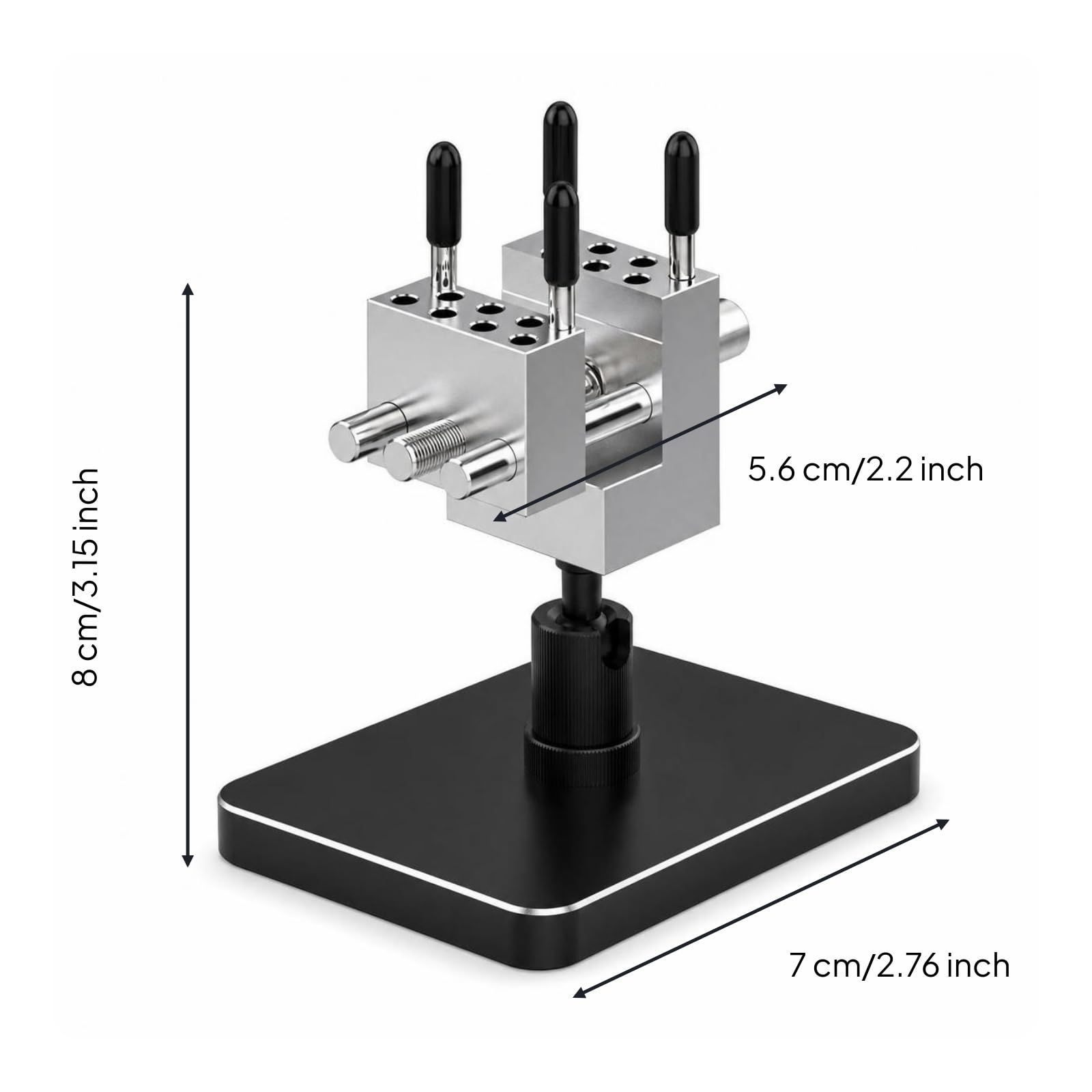Mini Tornillo Banco smontable Tornillo Banco Aluminio Portátil Mordaza para Molismo, Bricolaje