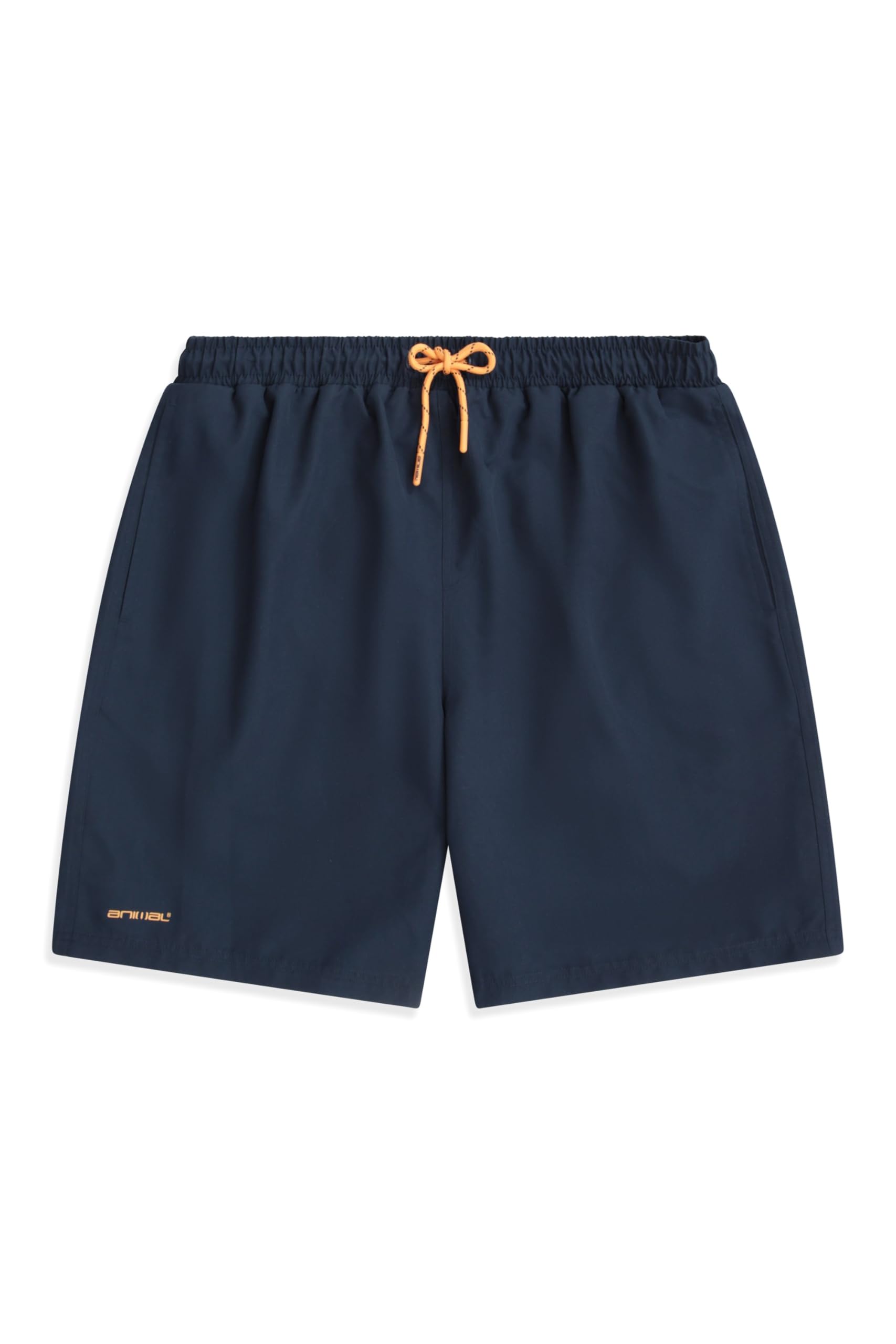 Animal Men's Dark Blue Deep Dive Boardshorts, Lightweight, Quick Dry & Mesh Lined Swim Trunks With Drawstring- Best For Spring Summer, Surfing, Beach, Outdoors L