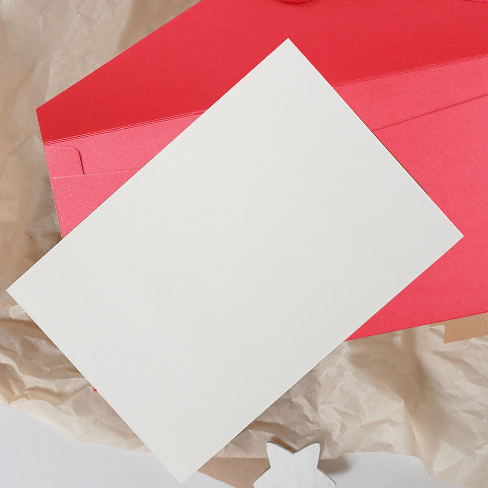 4 Pack Kraft Paper Envelopes with Ribbons, 22 * 10.9cm Luxury Mailing Envelopes, Invitation Envelope for Festival Party - Image 2
