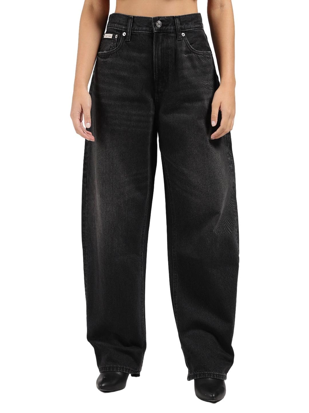 calvin klein jeans Light-wash Relaxed fit high Rise Jeans-picture-31