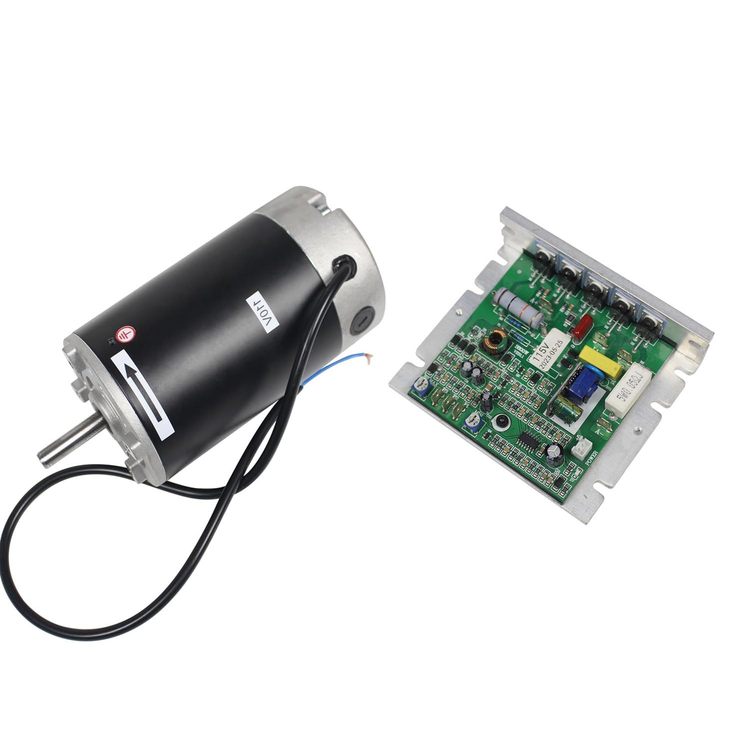 CNCTOPBAOS 750W Brushed DC Spindle Motor, 6000rpm M10, Mini Lathe