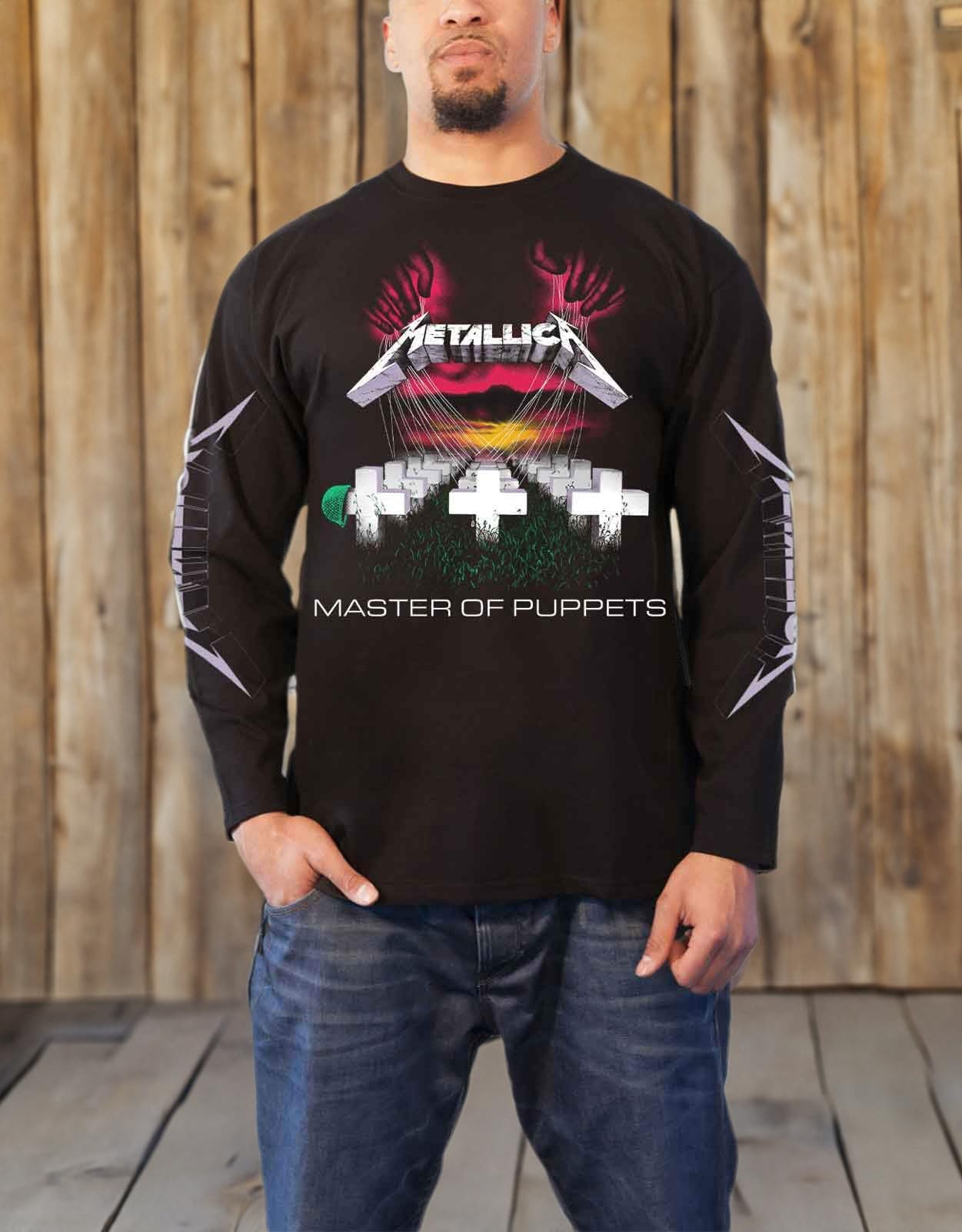 Metallica Master of Puppets Männer Langarmshirt schwarz Band-Merch, Bands