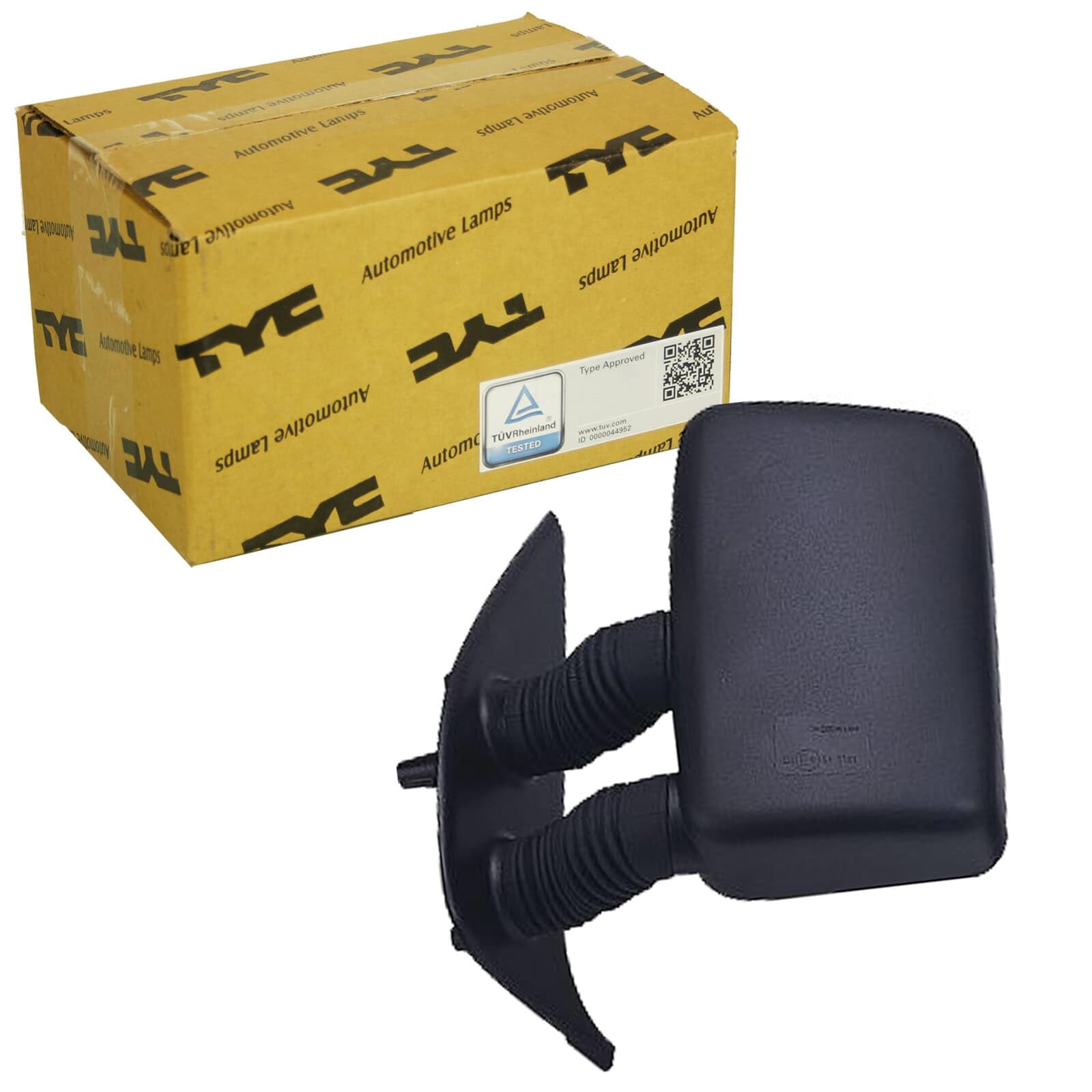 TYC 305-0100 Rétroviseur extérieur convexe Bras long de rétroviseur pour réglage manuel des rétroviseurs gauche Compatible avec FIAT Ducato II Camion plate-forme/Châssis 230 Ducato II Bus 230, CITROËN