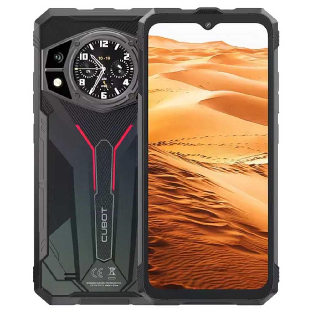 CUBOT KingKong AX - Smartphone da 6,​6" FHD+ 120Hz, 12GB e 256GB, fotocamera da 100MP, batteria da 5100mAh, Android 14, processore OctaCore, Nero