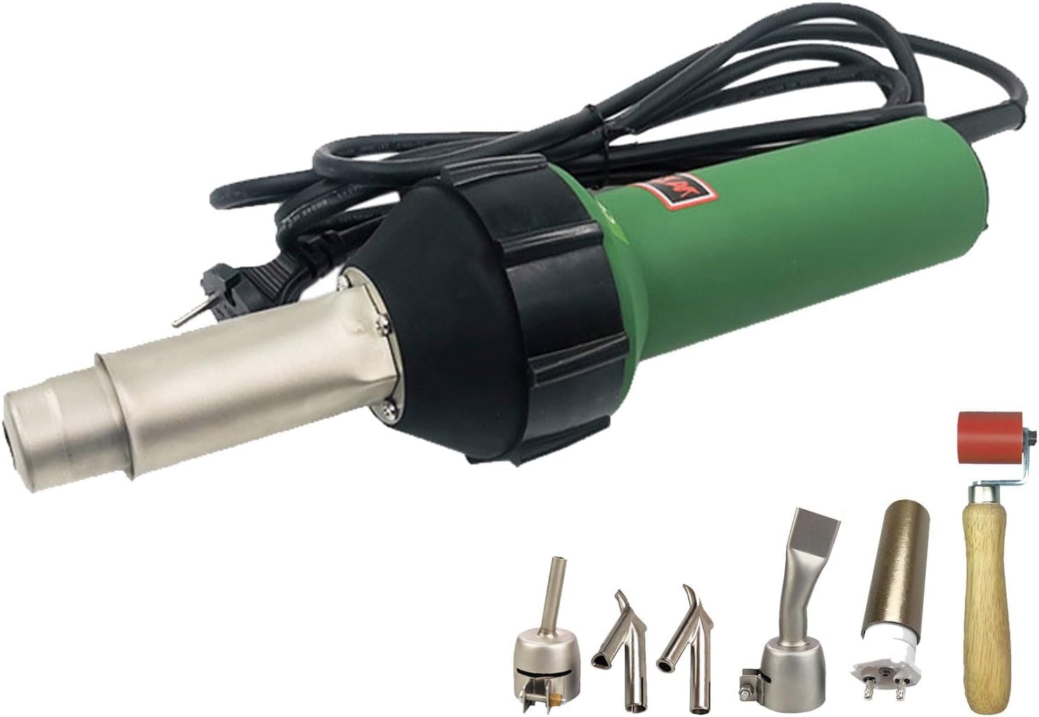 Hot Air Welding Tool Kit for Vinyl Flooring Repair with Quick Nozzles and Roller