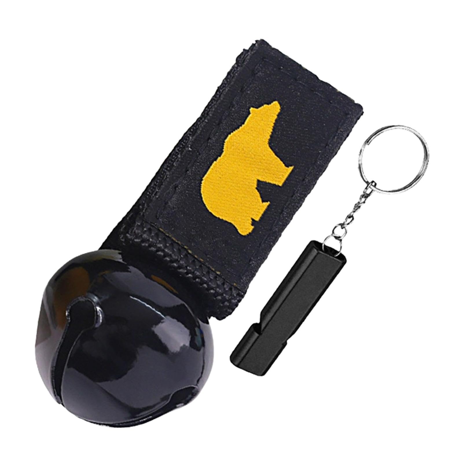 Loud Bear Bell and Whistle Multipurpose Portable for Fishing Animals Camping Black | Other Emergency Gear | Emergency Gear | Camping & Hiking | Outdoor Sports-image-19