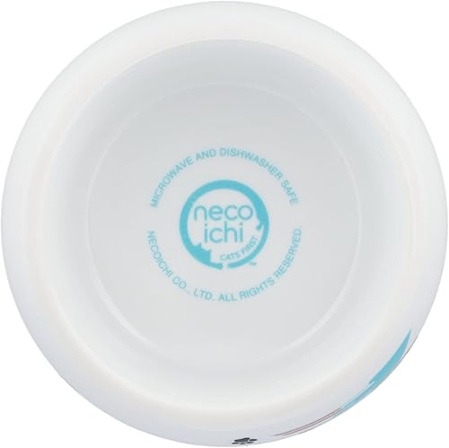 Miniatura 4 de Necoichi Cuenco elevado de agua para gatos, cuenco elevado de cerámica para gatos, evita la fatiga del cuello y los bigotes, apto para lavavajillas