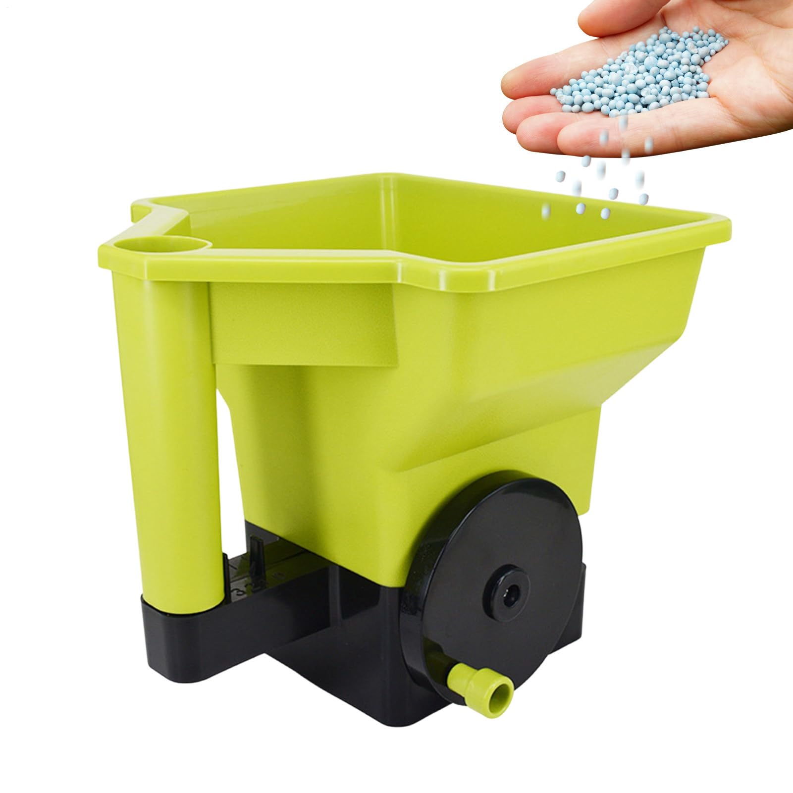 Épandeur d'engrais | Shaker Ergonomique portatif pour semoir de pelouse Manuel pour Jardin, Cour, Fonte, Trottoir, Route