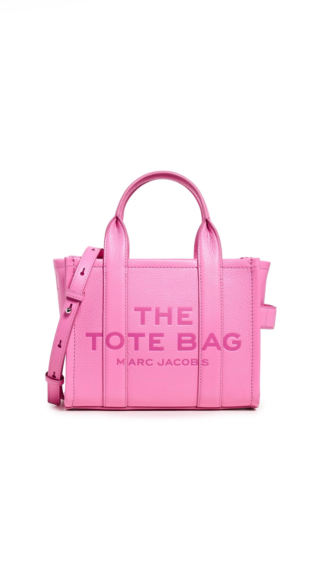 MARC JACOBS Women's The Small Tote Bag, Bow Pink, 26x13x21