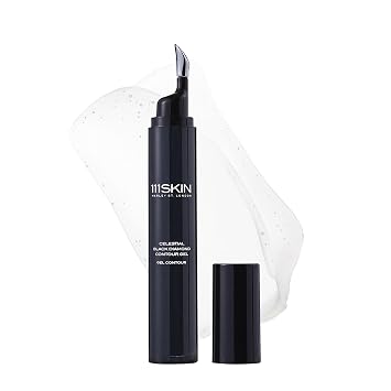 111SKIN Black Diamond Contour Gel Under Eye Cream for Dark Circles, Wrinkles & Fine Lines, Retinol & Peptide-Packed Formula for Firming & Hydration with Cooling Applicator for All Skin Types 0.5 fl oz