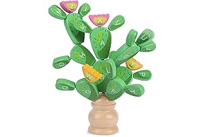 Balancing Alphabet Cactus Educational Toy: Enchanting Educational Fun with a Touch of Nature's Magic